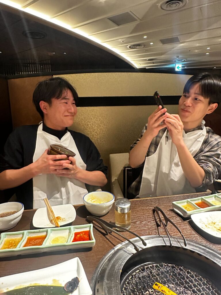 笑みが溢れる溢れる